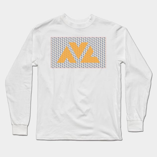 West Asheville, NC sticker with geometric design, avl Long Sleeve T-Shirt by Window House